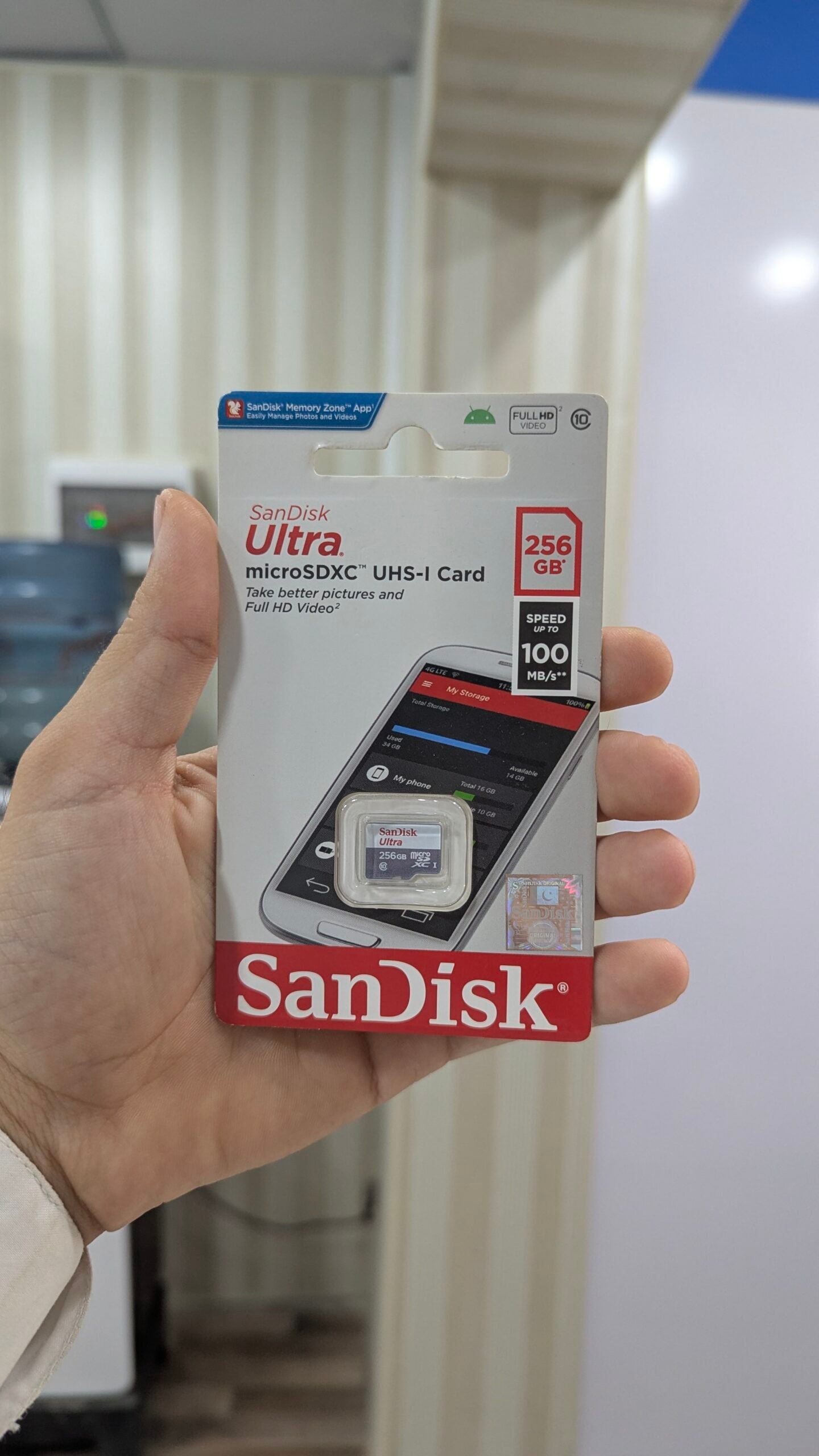 SanDisk Ultra 256GB microSD Card UHS-I 100MB/s Original