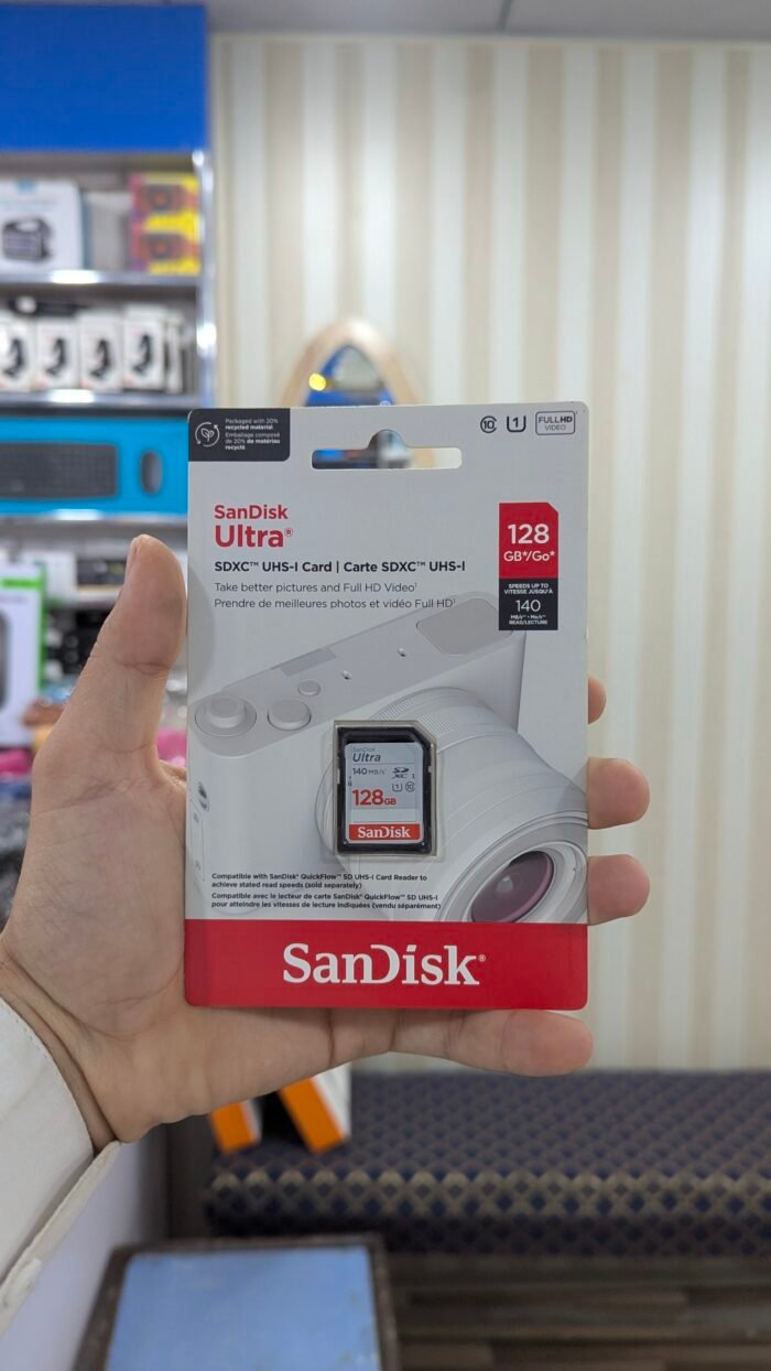 SanDisk Ultra 128GB SDXC UHS-I memory card 140MB/s