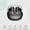 VBON Pulse X ANC wireless earbuds black with transparent charging case