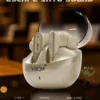 VBON Pulse X ANC wireless earbuds black with transparent charging case